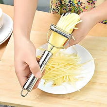 Heavy Duty 2 - in - 1 Multipurpose Stainless Steel Vegetable Peeler and Julienne Cutter - justgrabit.in | Just Grab It