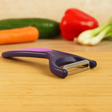 Supermom Dual Tone Peeler with Ultra Sharp Stainless Steel Blade (1 Pc) - Justgrabit Inc.