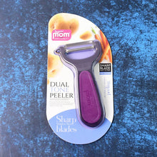 Supermom Dual Tone Peeler with Ultra Sharp Stainless Steel Blade (1 Pc) - Justgrabit Inc.