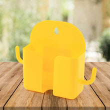 1 Pc Wallmount Mobile Stand With Hook for and stuffs purposes. (Mix Color / 1 Pc) - justgrabit.in | Just Grab It