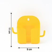 1 Pc Wallmount Mobile Stand With Hook for and stuffs purposes. (Mix Color / 1 Pc) - justgrabit.in | Just Grab It