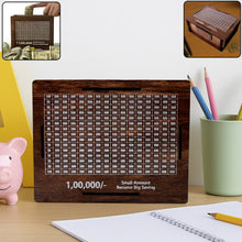 Wooden Money / Piggy Bank, Money Box (1 Pc / Pen Not Included) - justgrabit.in | Just Grab It