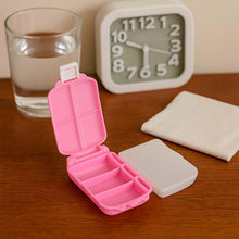 Portable Pink Dual - Sided Pill Organizer Box (1 Pc) - justgrabit.in | Just Grab It