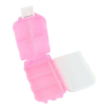 Portable Pink Dual - Sided Pill Organizer Box (1 Pc) - justgrabit.in | Just Grab It