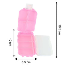 Portable Pink Dual - Sided Pill Organizer Box (1 Pc) - justgrabit.in | Just Grab It