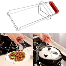 Heavy - Duty Stainless Steel Kitchen Dish Plate Bowl Vessel Gripper Tong (1 Pc) - justgrabit.in | Just Grab It