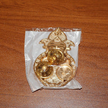 Traditional Golden Lord Ganesha Kumkum Dish (1 Pc) - justgrabit.in | Just Grab It