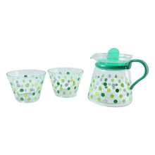 Elegant Glass Tea Pot with Matching Cups Set (1 Set) - justgrabit.in | Just Grab It