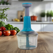 Supermom Premium Manual Push Chopper and Vegetable Cutter (750ml / 1 Pc) - justgrabit.in | Just Grab It