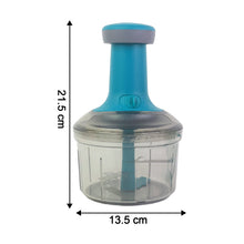 Supermom Premium Manual Push Chopper and Vegetable Cutter (750ml / 1 Pc) - justgrabit.in | Just Grab It