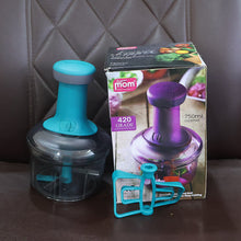 Supermom Premium Manual Push Chopper and Vegetable Cutter (750ml / 1 Pc) - justgrabit.in | Just Grab It