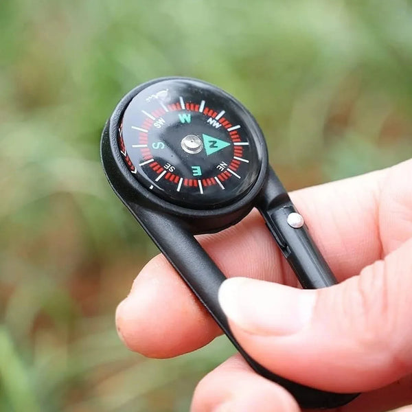Clip Snap Hook Mini Compass (1 Pc / Mix Design) - justgrabit.in | Just Grab It