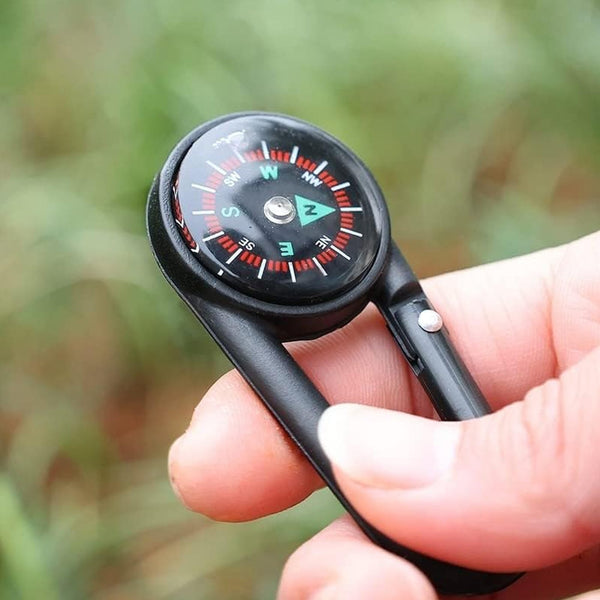 Clip Snap Hook Mini Compass (1 Pc / Mix Design) - justgrabit.in | Just Grab It
