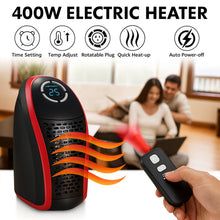 Wonder Warm 400W Wall Plug Room Heater with Remote Control (1 Pc) - justgrabit.in | Just Grab It