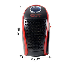 Wonder Warm 400W Wall Plug Room Heater with Remote Control (1 Pc) - justgrabit.in | Just Grab It