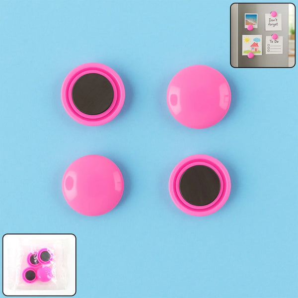 Round Fridge Magnets - (4 Pc / Set) - justgrabit.in | Just Grab It