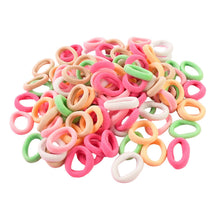 Colorful Soft Elastic Hair Bands Set for Kids & Girls (10 Pkt / 1 Set) - justgrabit.in | Just Grab It