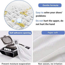 Shoe Cleaning Wet Wipes (80 Pack) - Travel Friendly! - justgrabit.in | Just Grab It