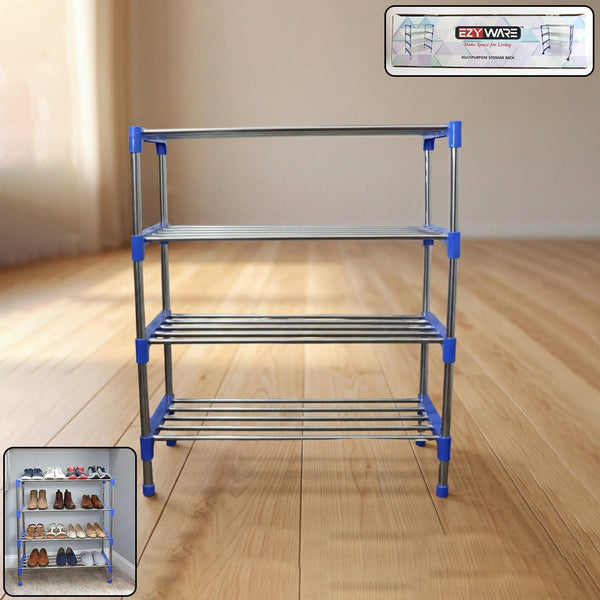 Multipurpose 4 - Layer Shoe Rack Organizer Set - justgrabit.in | Just Grab It