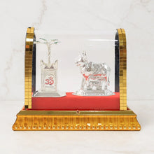 Decorative Kamdhenu Cow with Calf and Tulsi Plant Idol Set - Justgrabit Inc.