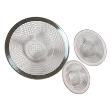 Stainless Steel Sink Drain Strainer Set (3 Pc) - justgrabit.in | Just Grab It