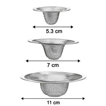 Stainless Steel Sink Drain Strainer Set (3 Pc) - justgrabit.in | Just Grab It