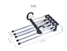 Adjustable Trouser Pants Hanger Organizer - Justgrabit Inc.