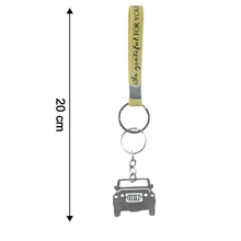 Stylish Dual - Keyring Metal Car Keychain Set (1 Set) - justgrabit.in | Just Grab It