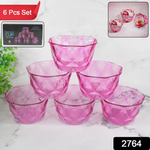 6pc Diamond shape ice cream bowl set - Justgrabit Inc.