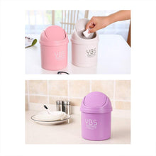 Mini Trash Can with Lid Small Tiny Trash Bin (18x13 Cm / 1 Pc) - justgrabit.in | Just Grab It