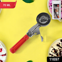 Apex Ice Cream Scoop – 70 ML Stainless Steel Head with Ergonomic Handle (1 Pc) - Justgrabit Inc.