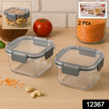 Apex Press N’ Lock Airtight Food Storage Container Set (2Pc/450ml) Approx - justgrabit.in | Just Grab It