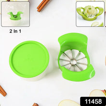 Apex Apple Cutter with Container – Unbreakable ABS Body & Stainless Steel Blades - Justgrabit Inc.