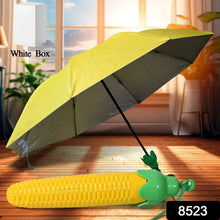 Vegetable shaped Folding Umbrella, Plastic Case Creative Fashion Folding Mini Sun Shade Rain Umbrella, Unique Umbrella, Sun & UV Protection, Cute Design (1 Pc) - justgrabit.in | Just Grab It
