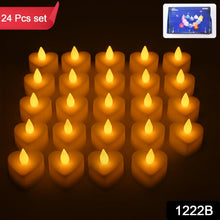 Festival Decorative LED Tealight Candles – Battery Operated for Party, Wedding, Birthday & Gifts, Diwali (24 Pc Set) - justgrabit.in | Just Grab It