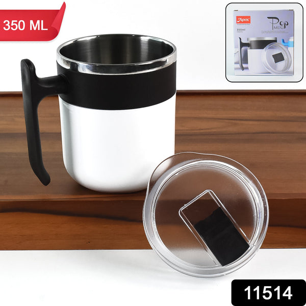 Apex Stainless Steel Pop Inner Mug – 350 ml Approx Capacity (1 Pc) - justgrabit.in | Just Grab It