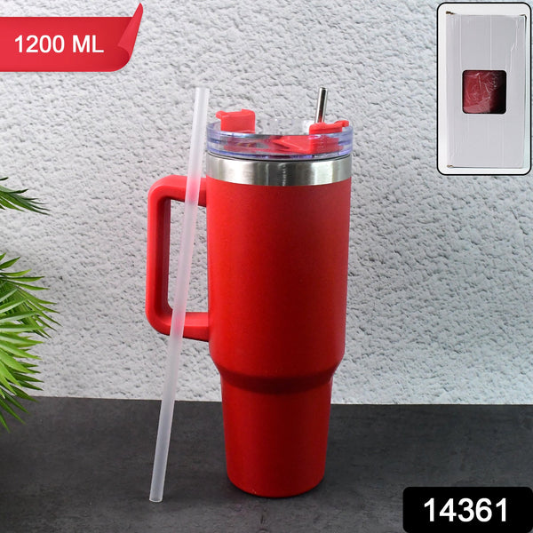 Extra Large Insulated Travel Mug, Tumbler (1200ML - 1 Pc) - justgrabit.in | Just Grab It