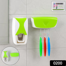 Toothpaste Dispenser & Tooth Brush with Toothbrush - justgrabit.in | Just Grab It