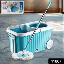 Apex Magic 360° Spin Mop Cleaning System with Stainless Steel Spinner - Justgrabit Inc.