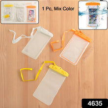 Mobile Waterproof Sealed Transparent Plastic Bag / Pouch Cover for All Mobile Phones - Justgrabit Inc.