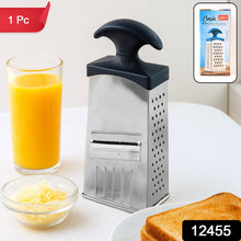 Apex Classic 4 - in - 1 Stainless Steel Grater & Slicer with Handle - justgrabit.in | Just Grab It