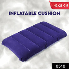 Velvet Air Inflatable Travel Pillow (Blue) - Justgrabit Inc.