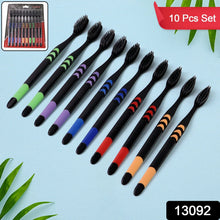 Soft Toothbrush With Plastic Round Box for Men and Women, Kids, Adults Plastic Toothbrush (10 pcs Set) - Justgrabit Inc.