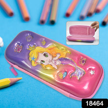 3D Cartoon Zipper Compass Box, Pencil Box (1 Pc / Mix Design) - justgrabit.in | Just Grab It