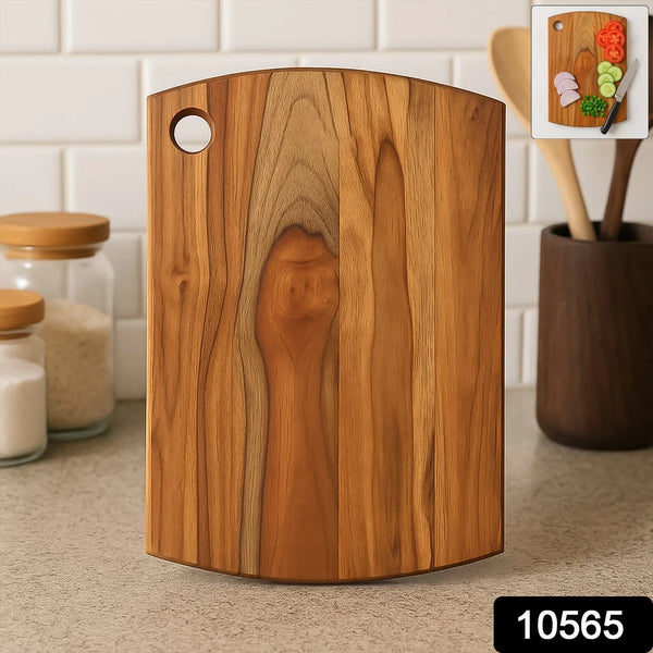 Supermom Premium Teak Wood Chopping Board for Kitchen (1 Pc) - Justgrabit Inc.