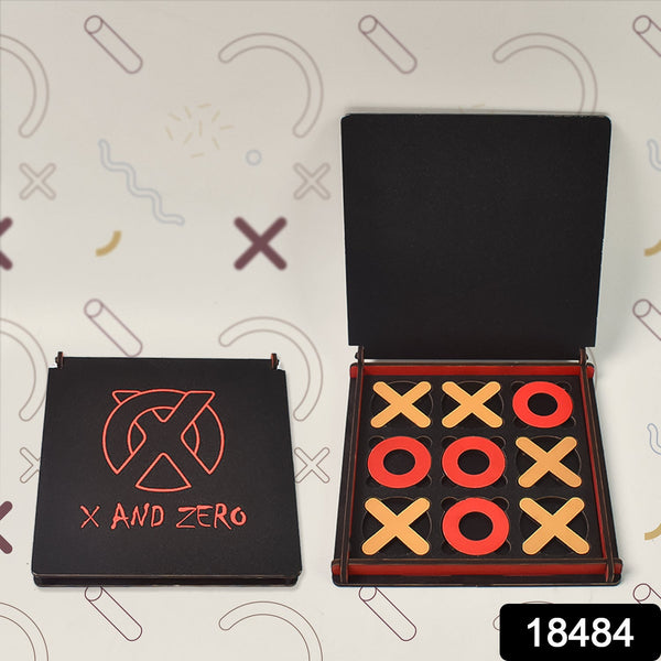 X & Zero Wooden Board Game (1 Set) - justgrabit.in | Just Grab It