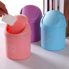 Mini Trash Can with Lid Small Tiny Trash Bin (18x13 Cm / 1 Pc) - justgrabit.in | Just Grab It