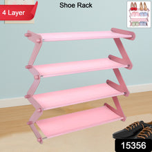 Shoe Rack Z - Shaped Four Layer (1 Pc / 4 Layer) - justgrabit.in | Just Grab It