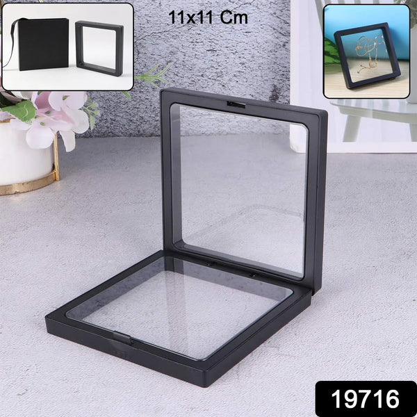 Transparent Jewellery Display Box (11x11 cm / 1 Pc) - justgrabit.in | Just Grab It