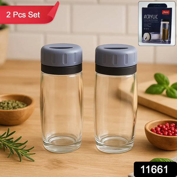 Apex Acrylic Salt and Pepper Shaker Set of 2 - Justgrabit Inc.